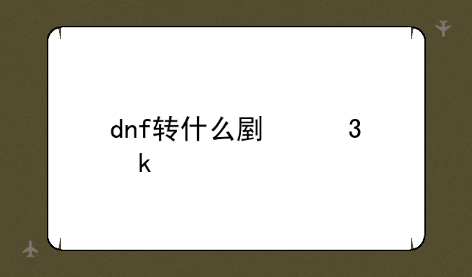 dnf转什么副职业好