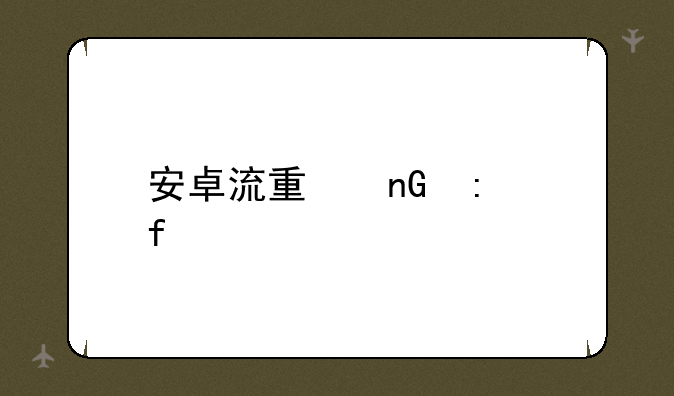 安卓流量监控器