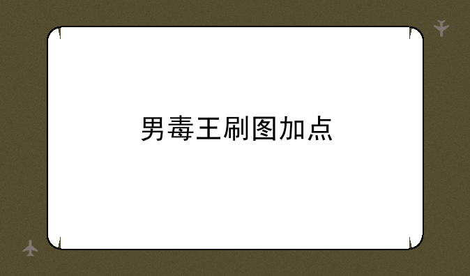 男毒王刷图加点
