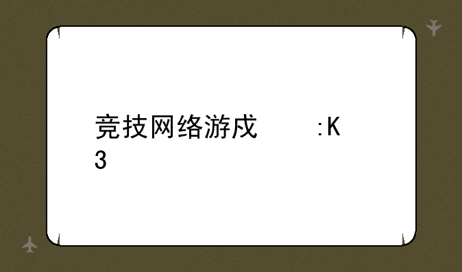 竞技网络游戏排行榜