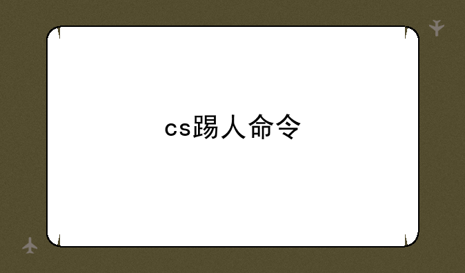 cs踢人命令