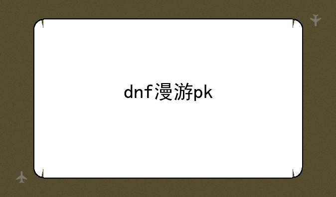 dnf漫游pk